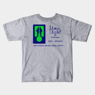 Vintage Retro Lime Light Disco Montreal Kids T-Shirt